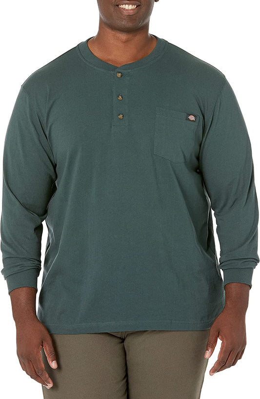 Men'S Long Sleeve Heavyweight Henley