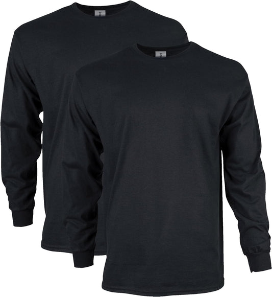 Unisex Adult Ultra Cotton Long Sleeve T-Shirt, Style G2400, Multipack