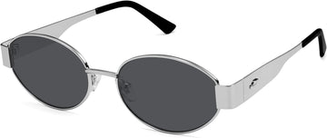 Shiny Silver/Grey Lens
