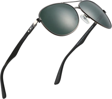C08 Grey Frame Green Lens