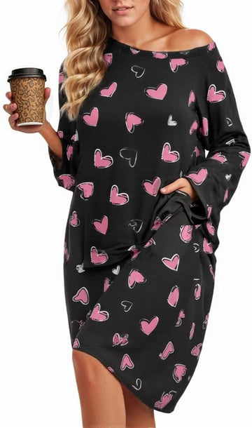 Black Pink Heart