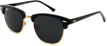 A01 Black Gold Frame/Grey Lens