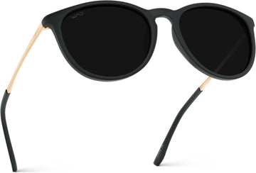 Gold Frame/Black Lens