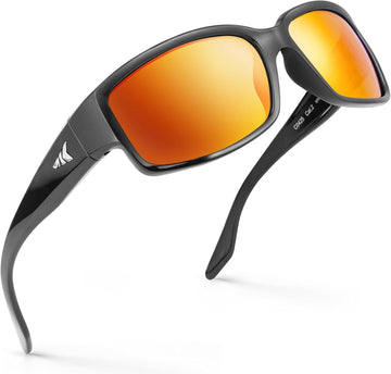 Frame: Gloss Black / Lens: Amber - Scarlet Mirror