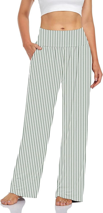 Stripe Green White