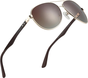 C02 Gold Frame Brown Lens