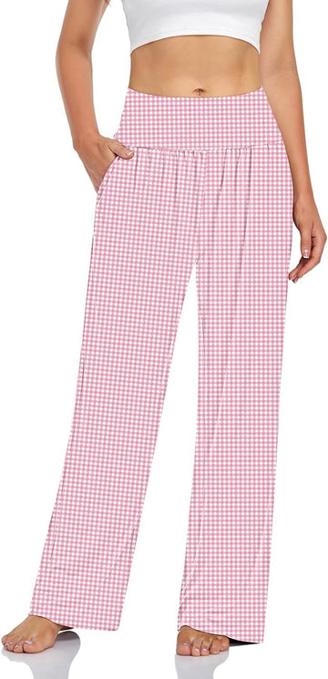 Grid Pink White