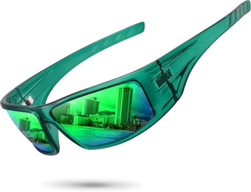 1-clear Green Frame/Green Mirror Lens
