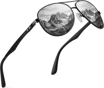 C01 Black Frame Silver Lens