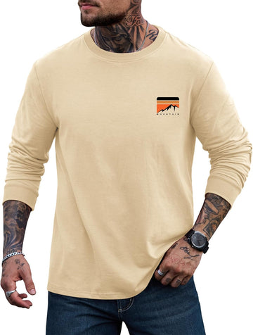 Beige - Chest Patterned