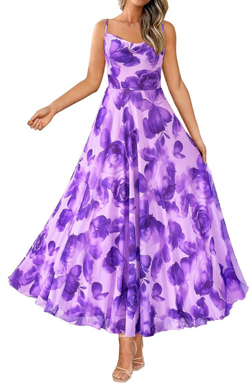 Purple Big Floral