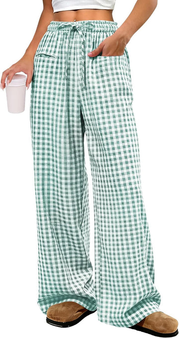 Green White Plaid