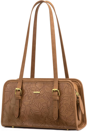 Retro Embossed Brown