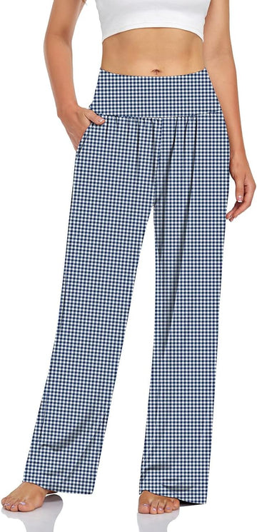 Grid Navy White