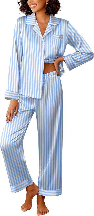 Blue White Stripe