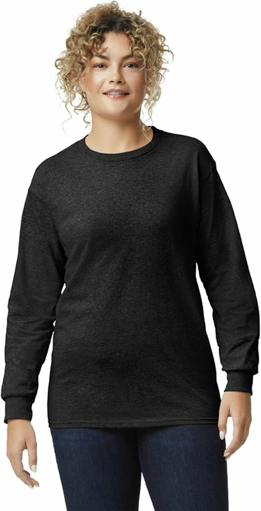 Unisex Adult Ultra Cotton Long Sleeve T-Shirt, Style G2400, Multipack