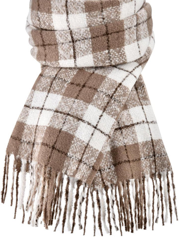 White-khaki Lattice