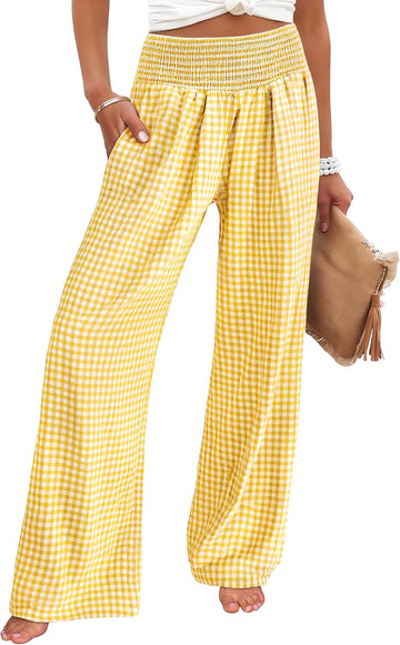 Yellow White Plaid