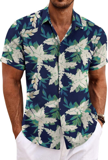 Blue-white Floral