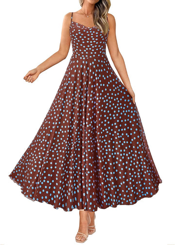 Polka Dot Brown Blue