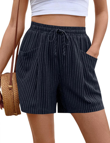 Navy Blue Pinstripe