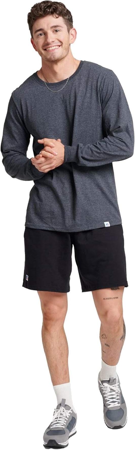 Men'S Dri-Power Long Sleeve Tees, Moisture Wicking, Odor Protection, UPF 30+